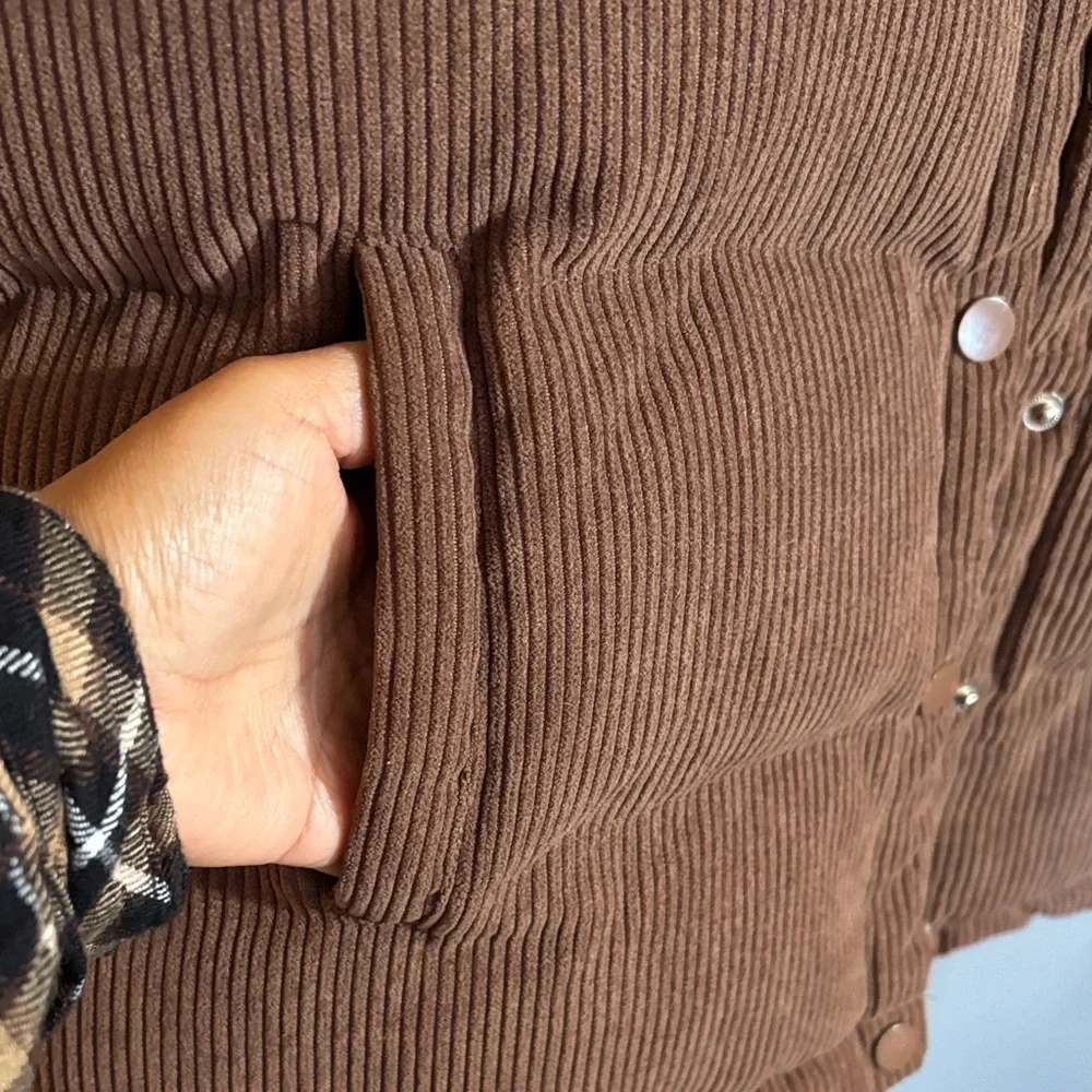 TCEC Brown Corduroy Vest